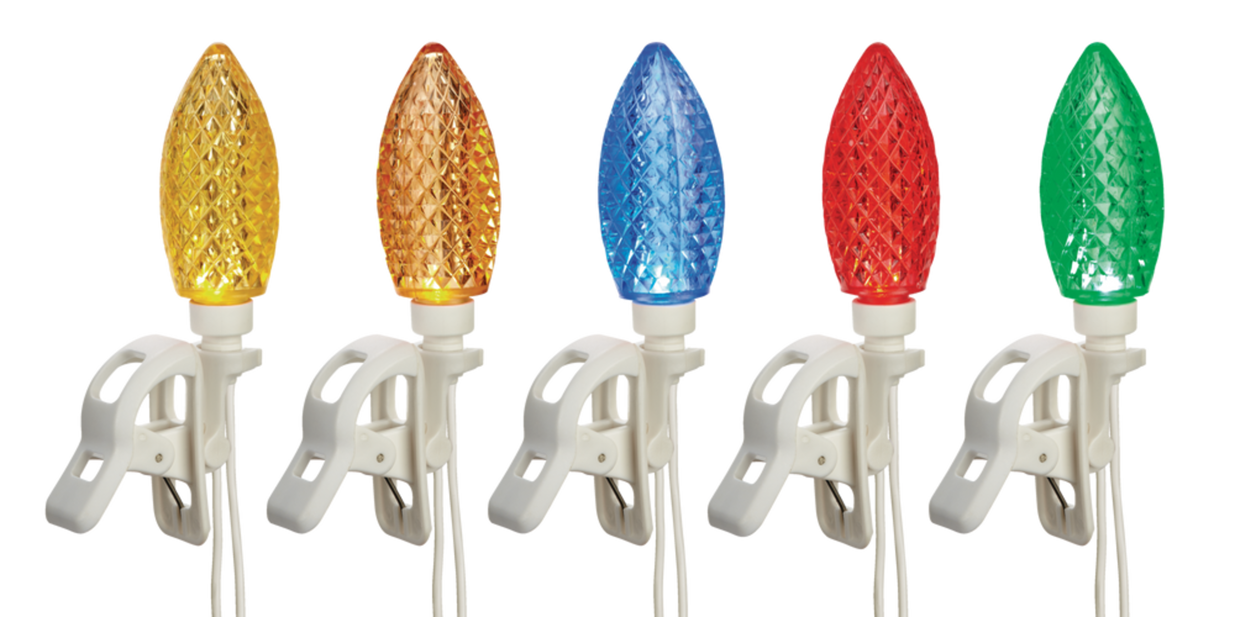 NOMA QuickClip 25 C9 LED Lights, Multicoloured, White Wire Canadian Tire