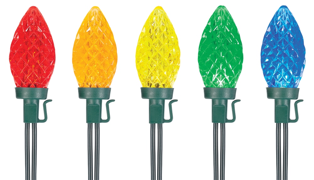 Home Collection 80 Outdoor C9 LED Show Reel Christmas Lights, Multi