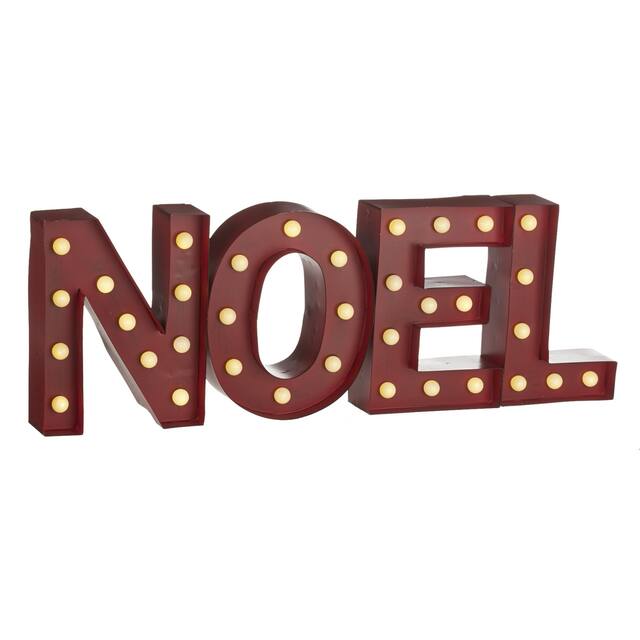 CANVAS Lit NOEL Marquee Sign, Assorted, 22.6-in | Canadian Tire
