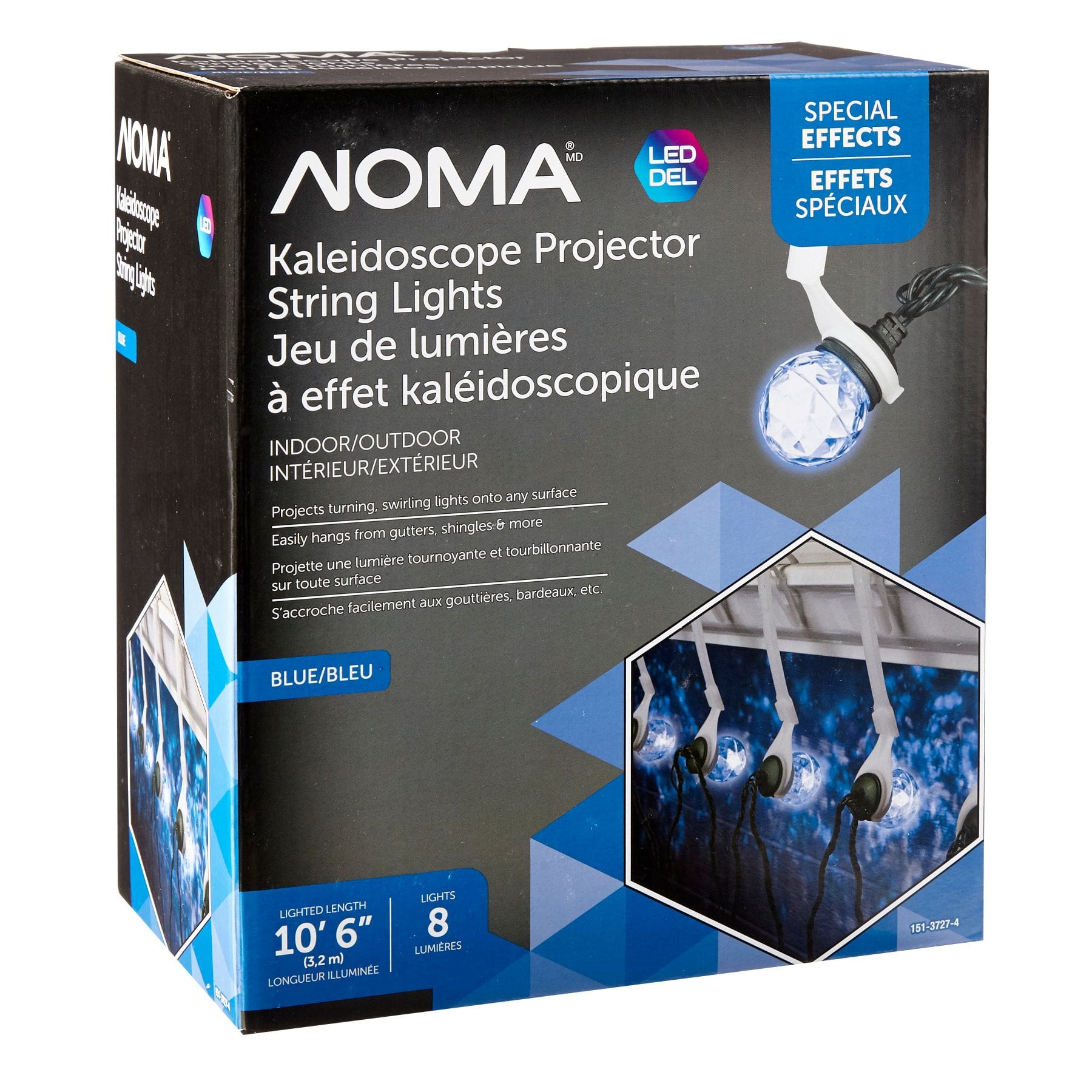 NOMA LED Light Show Projection Light String Blue