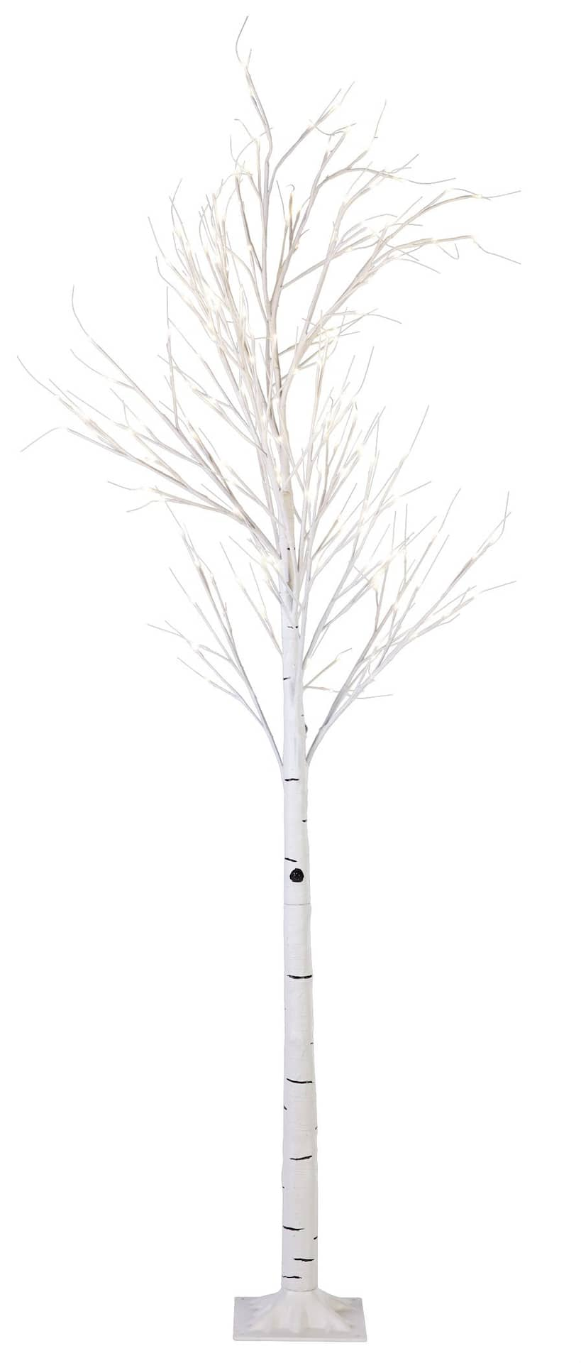 NOMA Birch Tree with LED Christmas Lights, 8-ft | Canadian Tire