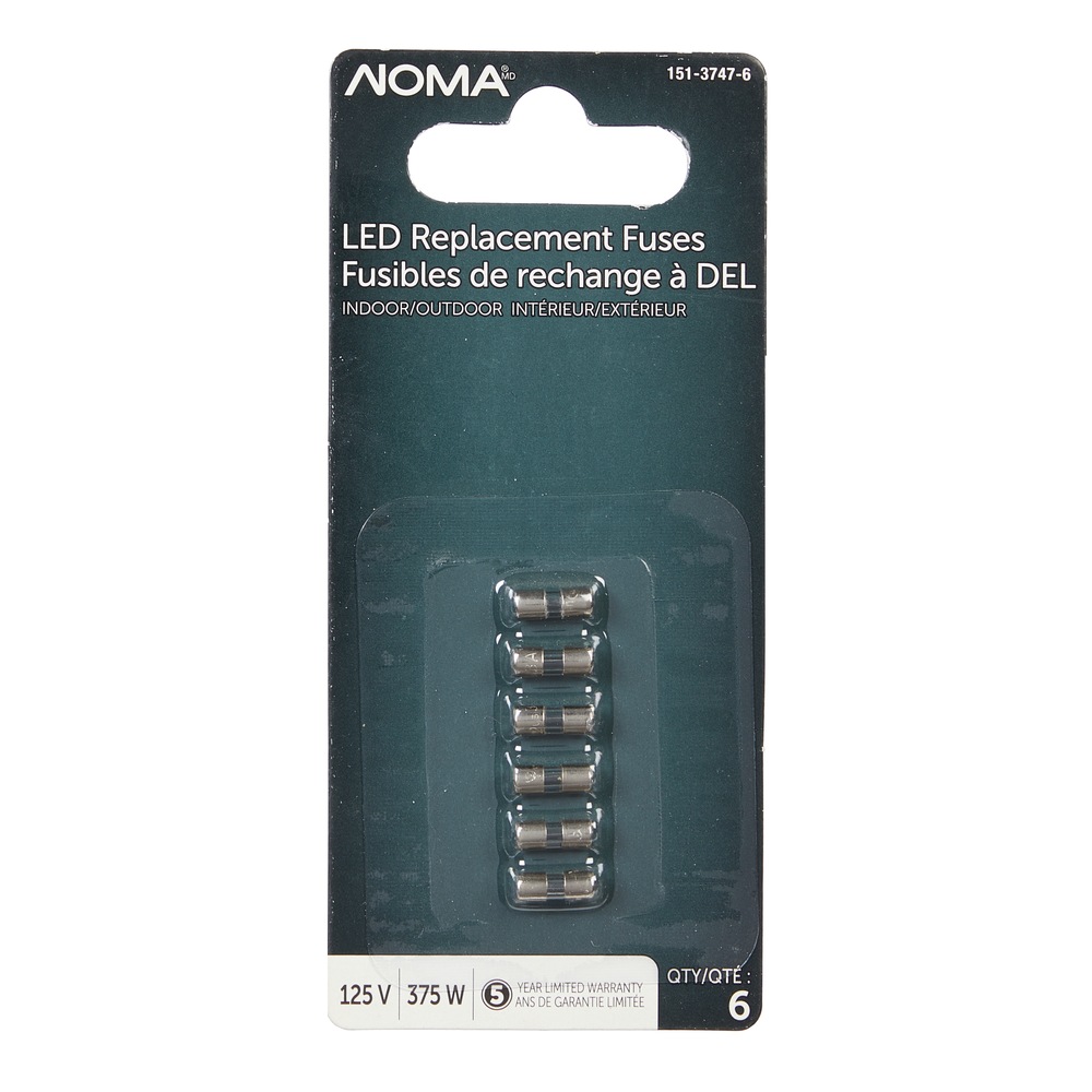 NOMA Mini LED Replacement Fuses for Christmas Lights, 6pk Canadian Tire