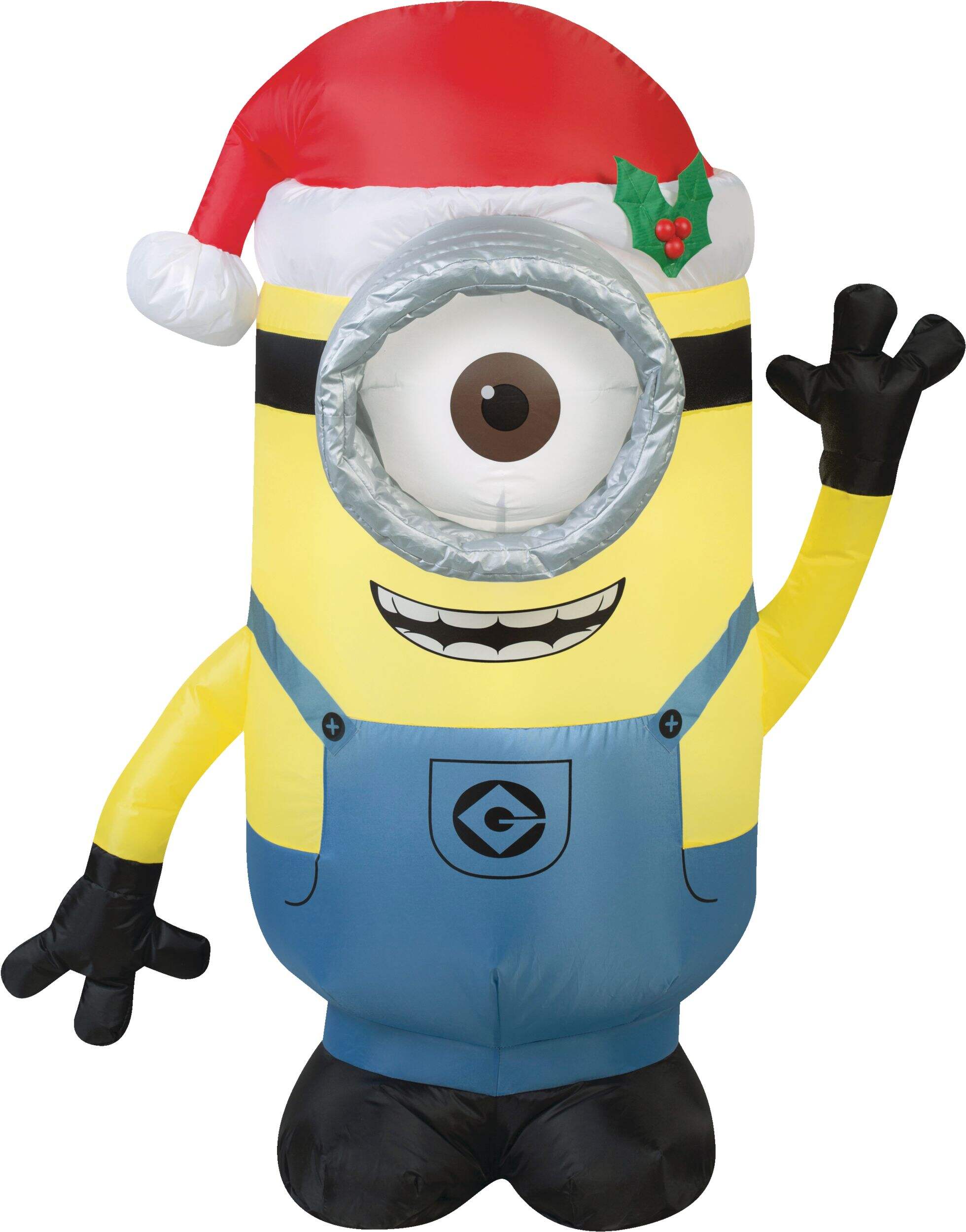 Gemmy Inflatable Minions Christmas Holiday Decoration, 4-ft, Assorted Front_Flat