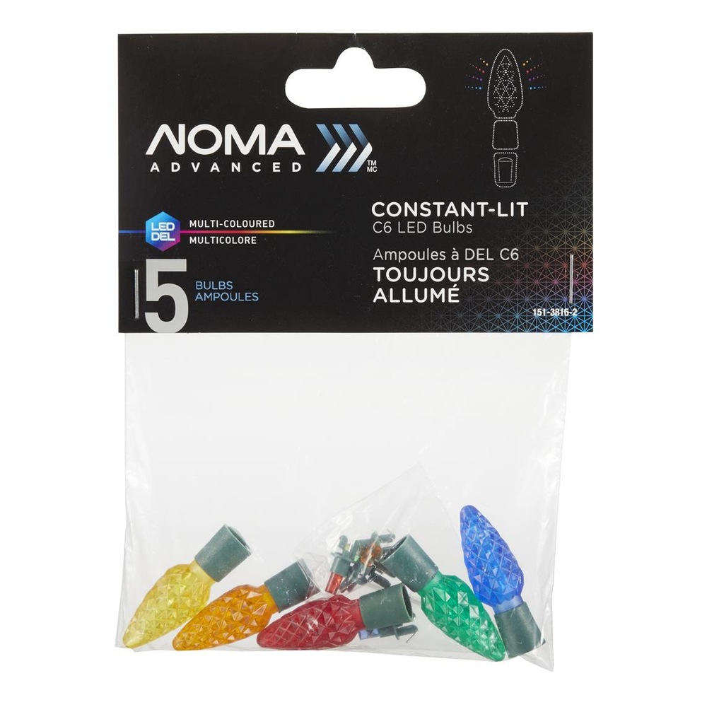 NOMA Platinum C6 LED Replacement Bulbs, Assorted, 5pk Canadian Tire