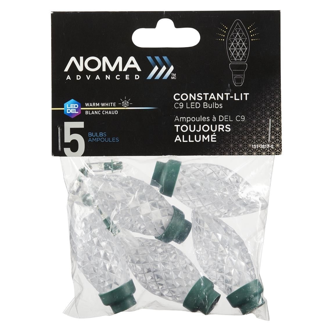 NOMA Platinum C9 LED Replacement Bulbs, Assorted, 5pk Canadian Tire