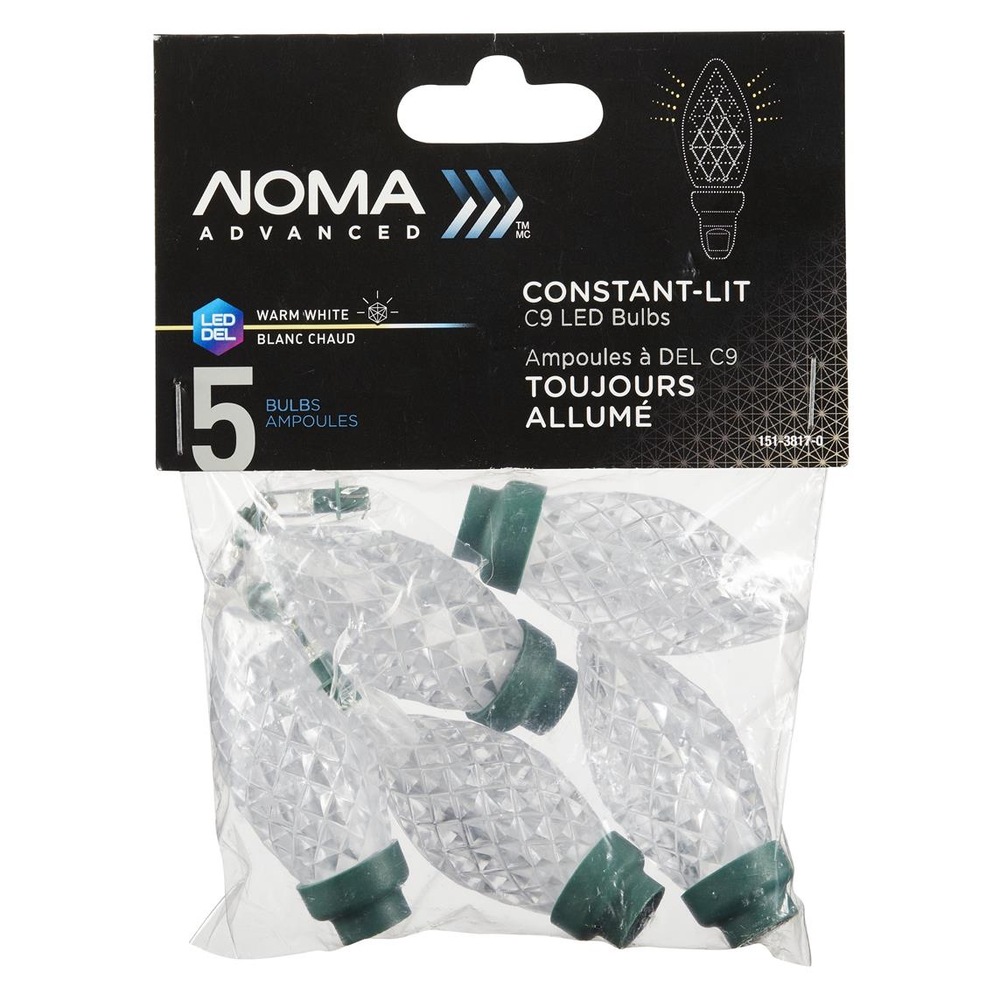 NOMA Platinum C9 LED Replacement Bulbs, Assorted, 5pk Canadian Tire