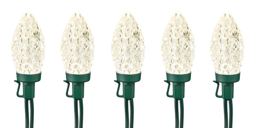 Members Mark Ultra Bright LED C9 Christmas Lights Warm White 50 Count 1 Set 