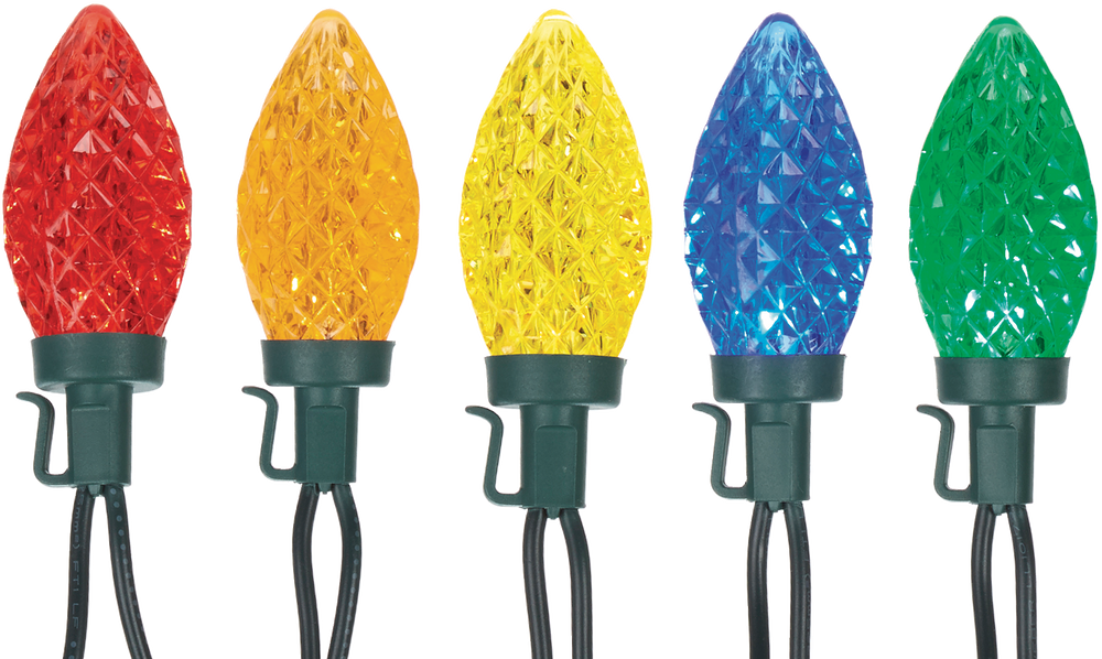 NOMA Indoor/Outdoor String C9 Christmas Lights, 25 LED Lights, Multi