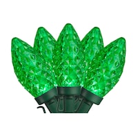 Lumières d'extérieur à DEL C9 NOMA Winterguard, vert, paq. 25 CloseUp