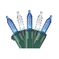 Mini-lumières d'extérieur à DEL NOMA Winterguard, bleu/blanc, paq. 70 CloseUp