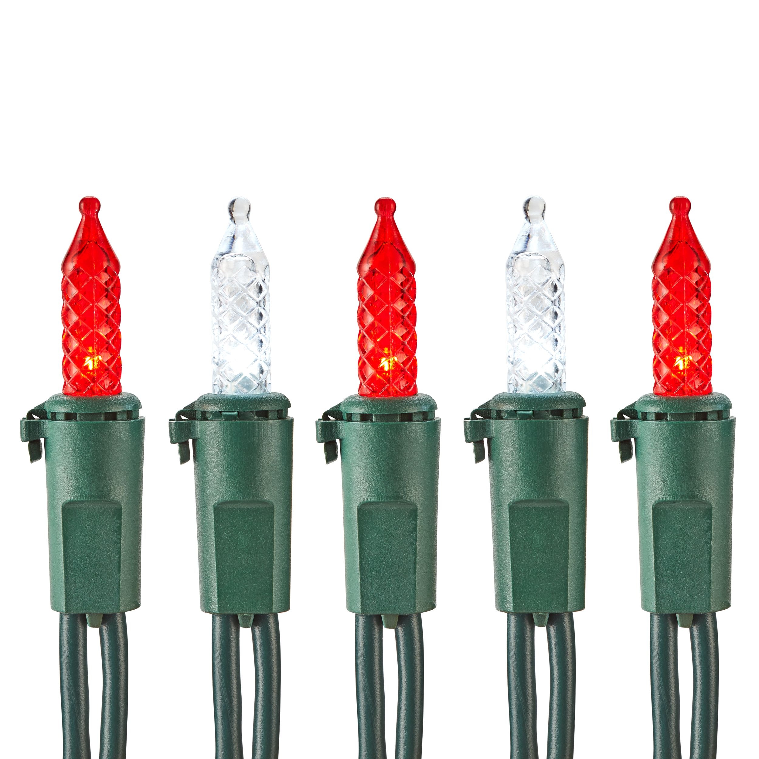 NOMA Outdoor 70 Mini LED Lights, Red/Pure White Canadian Tire