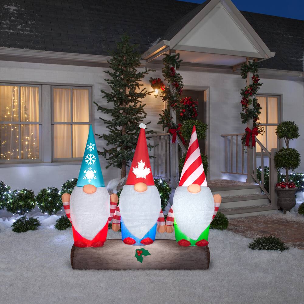 GEMMY Inflatable Gnome Friends, 5.5-ft | Canadian Tire