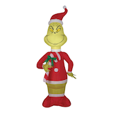 Gemmy Inflatable Grinch Christmas Holiday Decoration, 4-ft, Assorted Front_Flat
