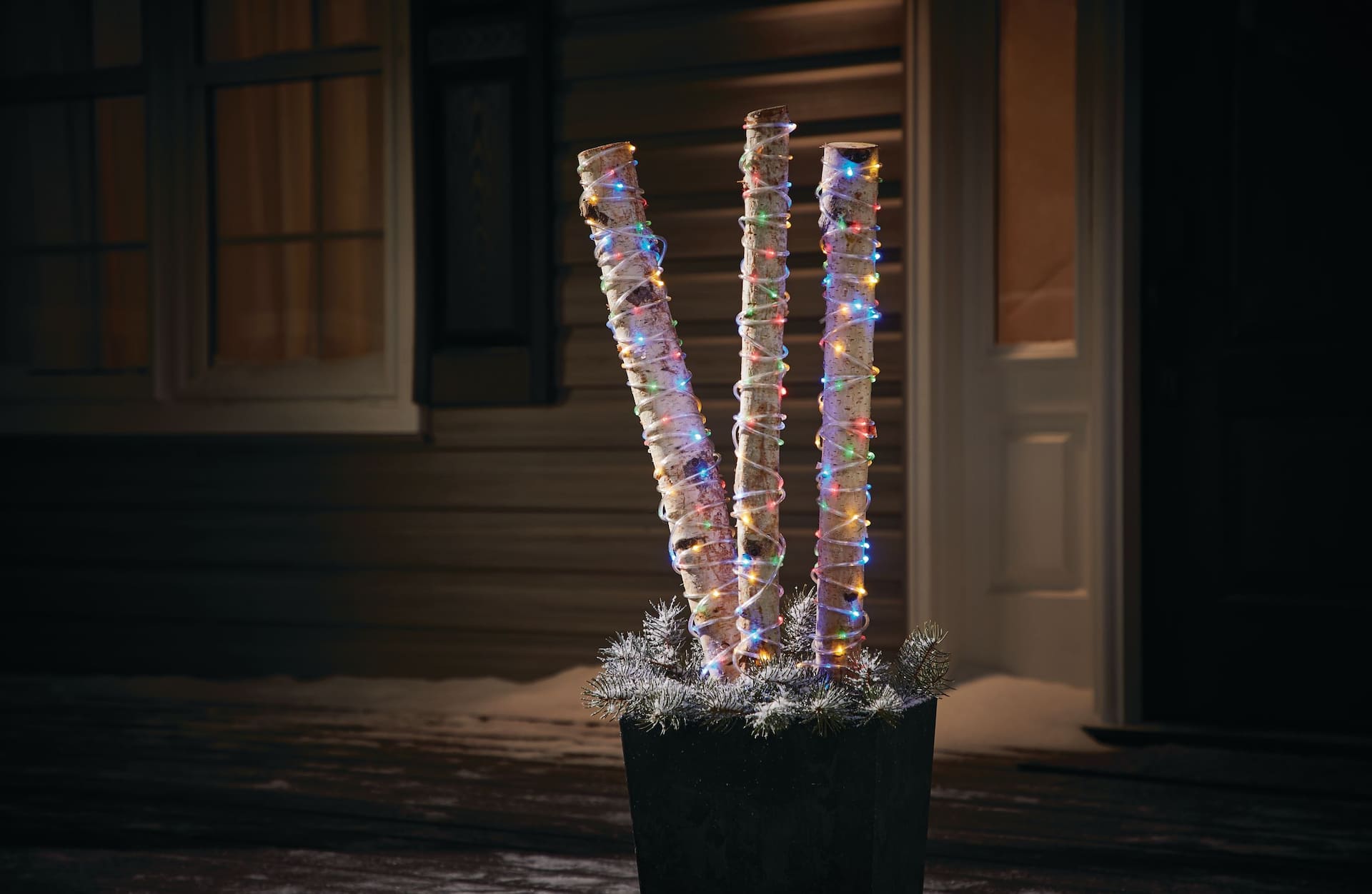NOMA 120 Battery Operated Micro Brite Christmas Rope Light 30 ft 2