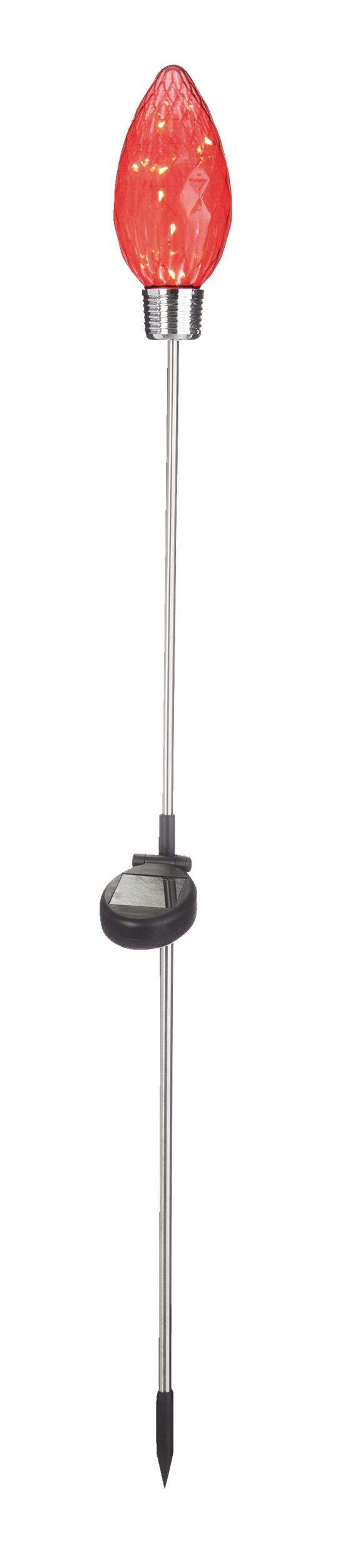 CANVAS Christmas Lights Solar Fairy Bulb Stake, Assorted Front_Angled_Left