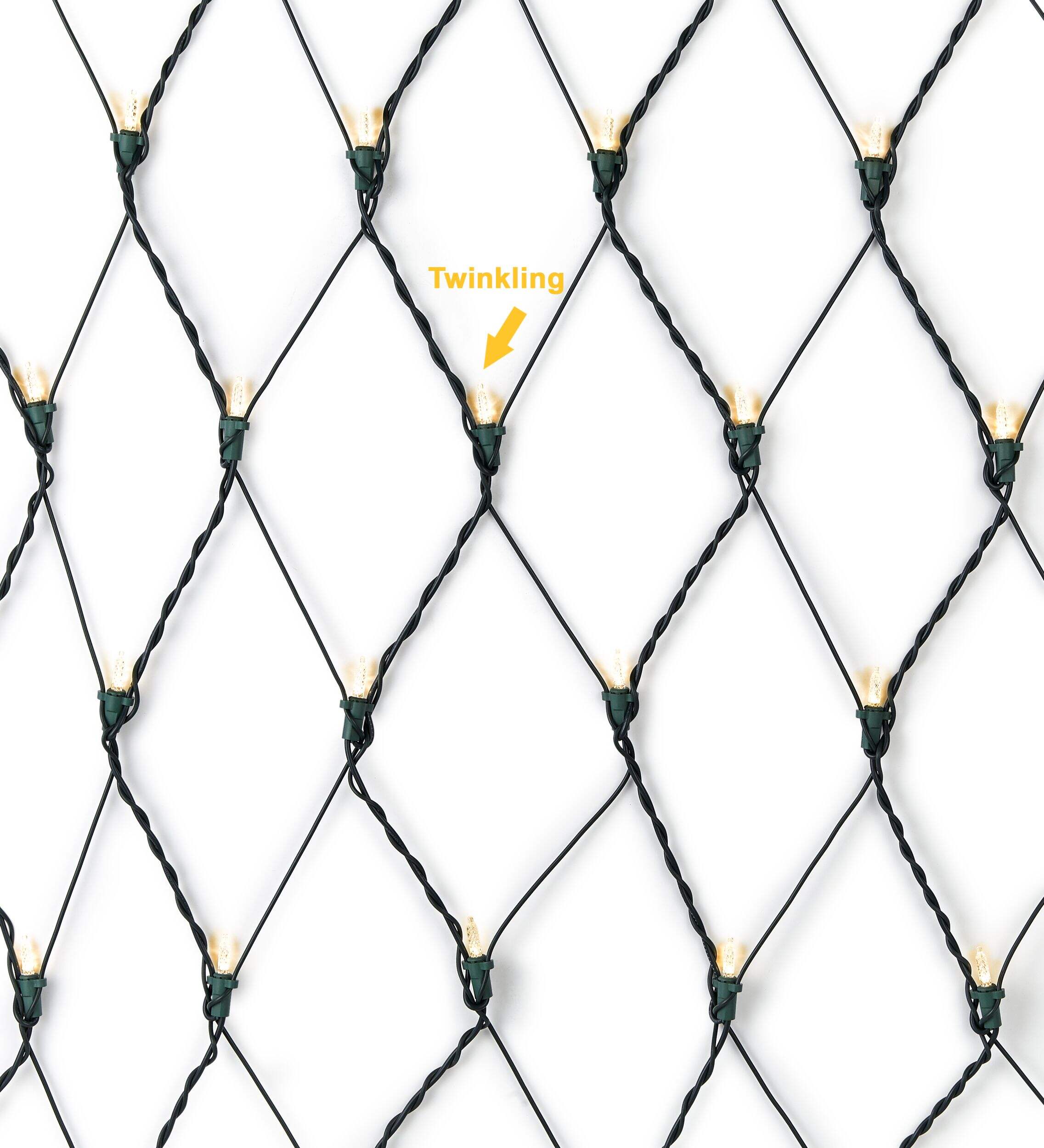 NOMA Outdoor 100 Twinkling LED Net Lights, Warm White Canadian Tire