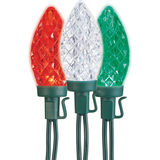 Lumières d'extérieur à DEL Noma Winterguard, rouge/vert/blanc, paq. 24 CloseUp