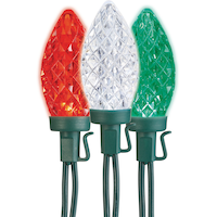 Noma Outdoor LED Winterguard, Red/Green/White, 4.9-m, 24-pc