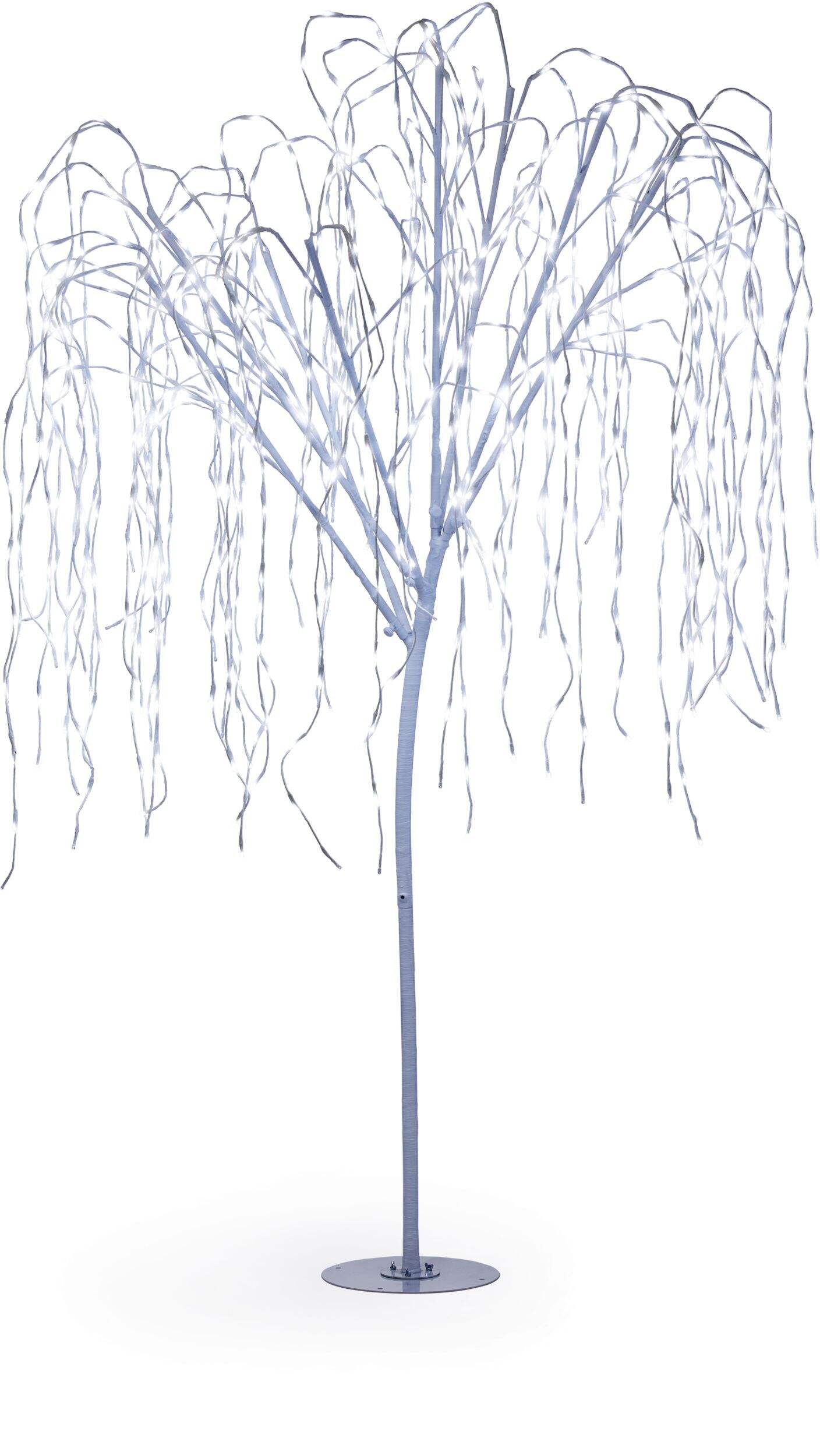 CANVAS 7' LED Twinkling Willow Tree, Pure White Front_Flat