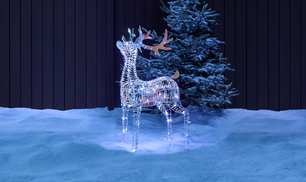 Christmas lights outdoor deer