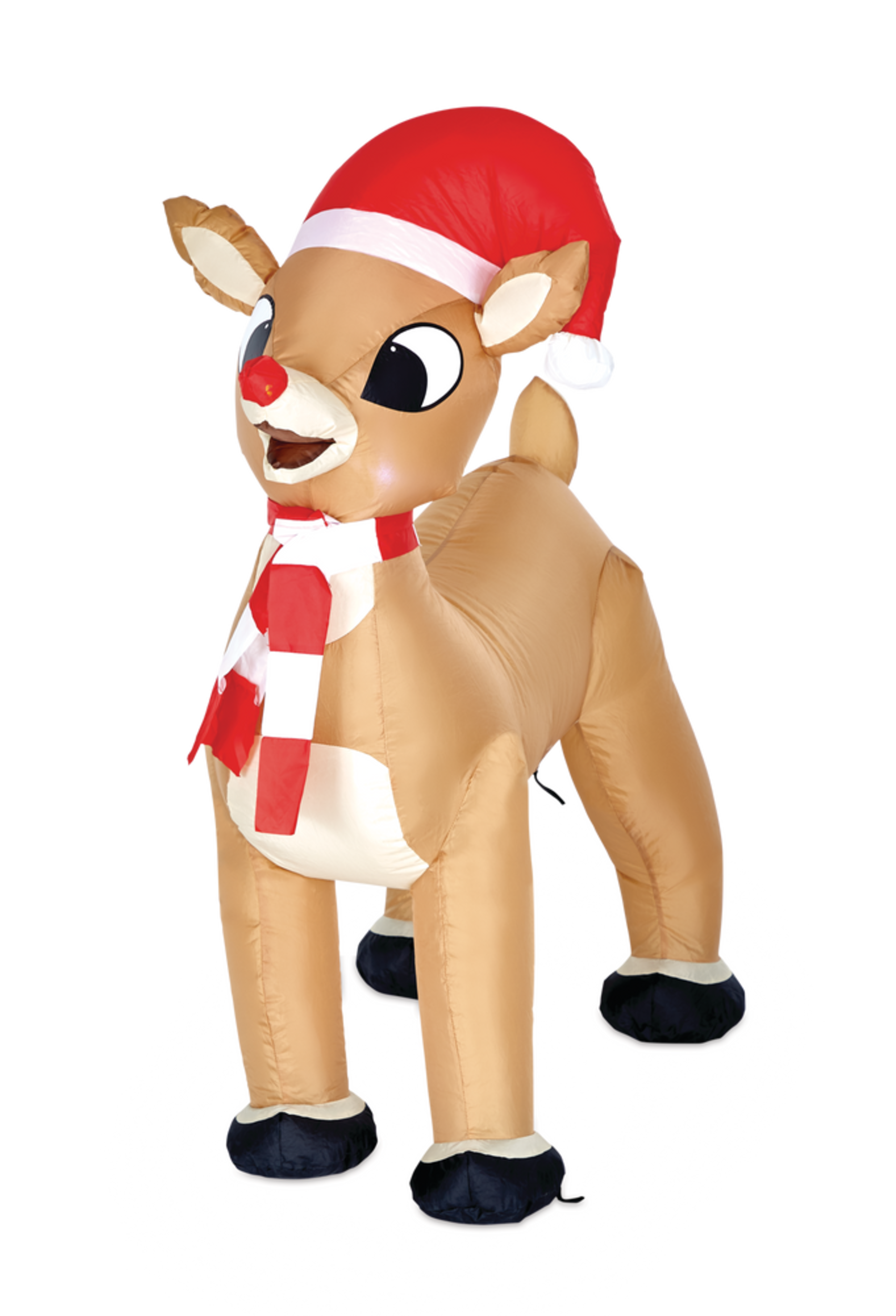 GEMMY Inflatable 3.5' Rudolf with Twinkling Nose Party City