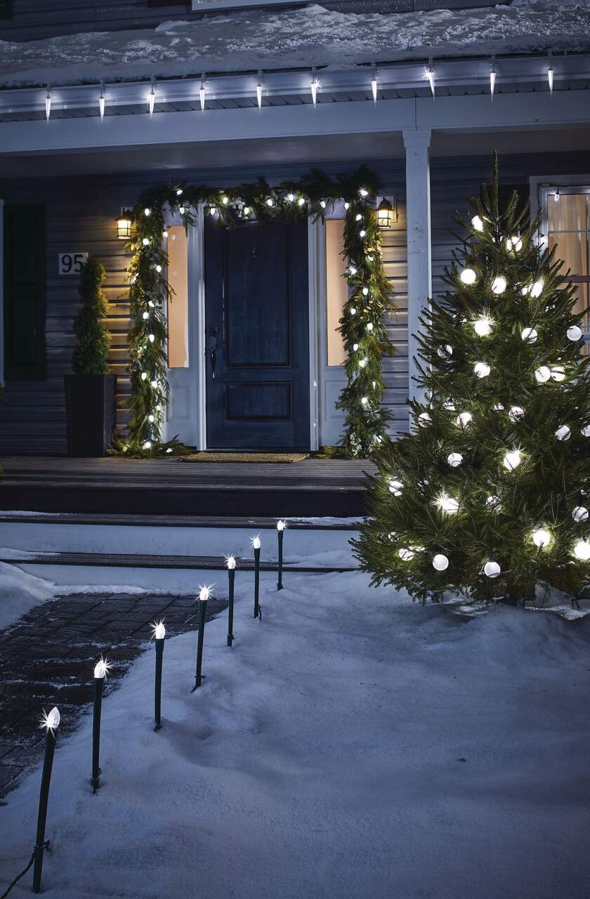 NOMA Northern Shimmer 10 C9 Christmas Lights, 180 LED Lights