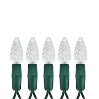NOMA Advanced Constant-Lit Lightshow 50 LED C6 Lights CloseUp