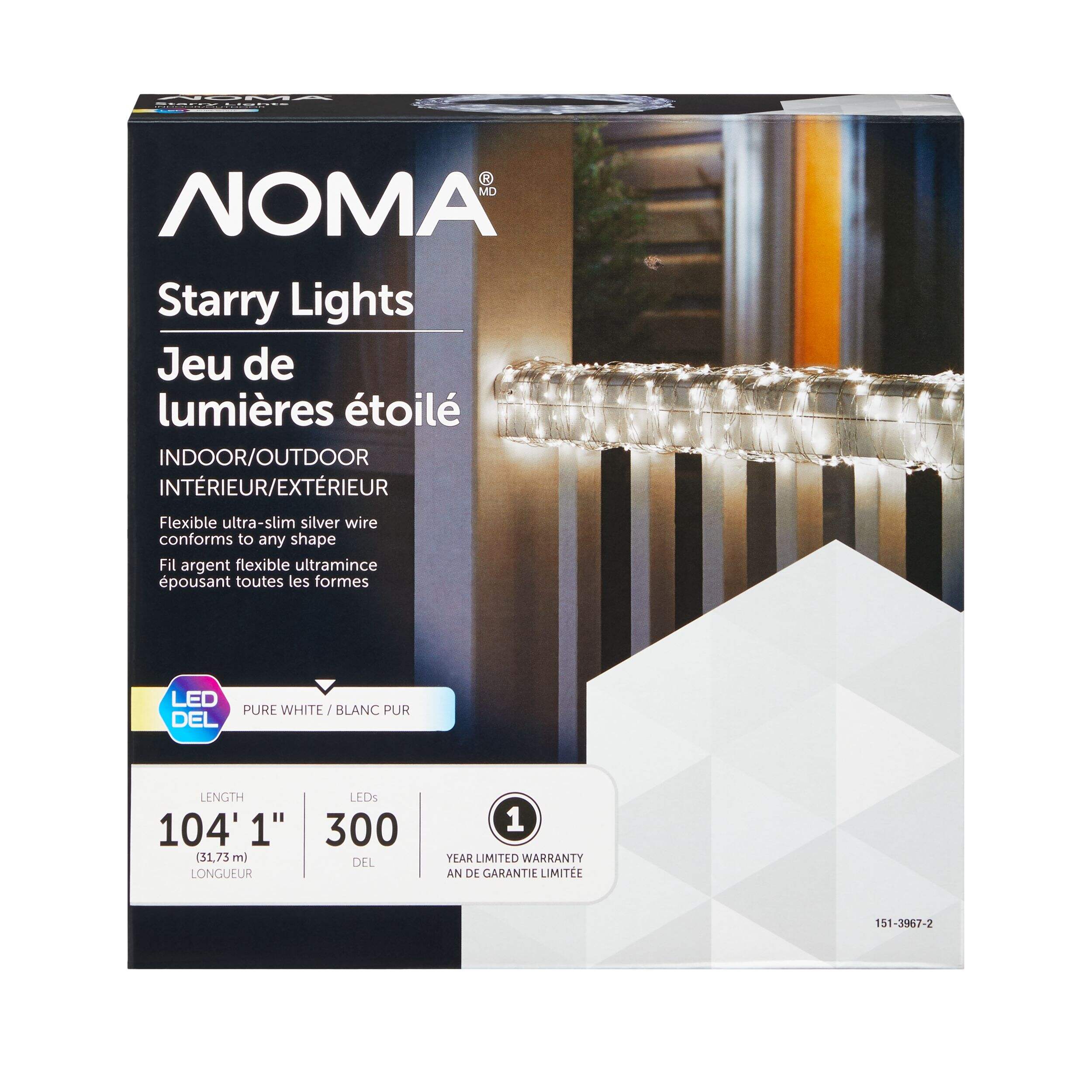 NOMA 100' Starry LED Lights, Pure White Canadian Tire