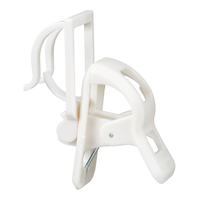 NOMA Quick-Clip 100 Universal Clips for Christmas String Lights, White Front_Angled_Left