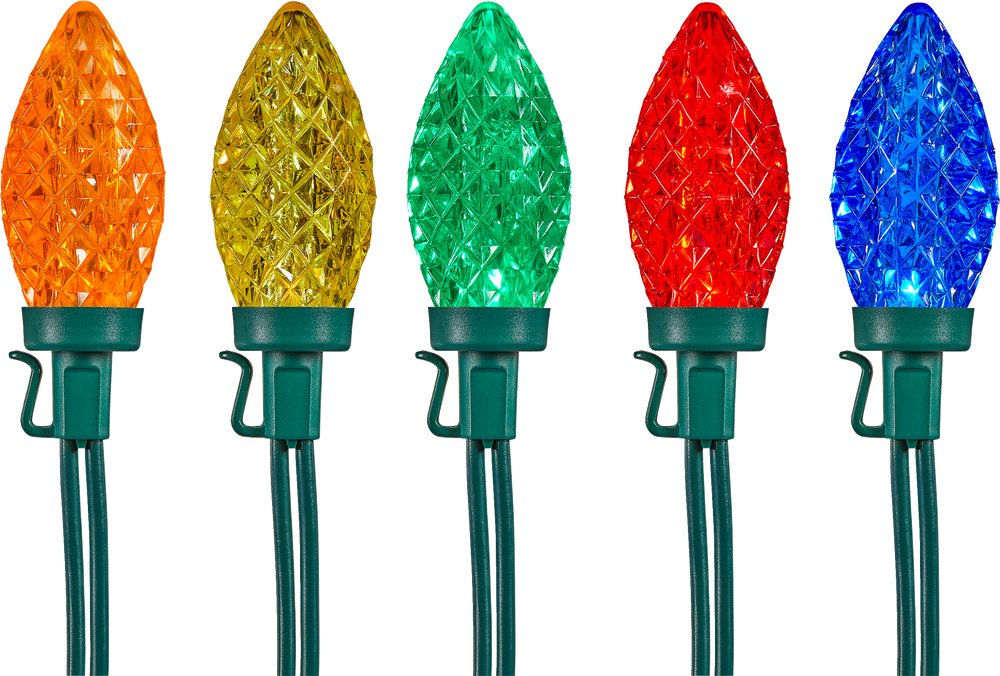 Lumières de Noël extérieures For Living, 35 ampoules à DEL C9