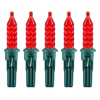 Mini-ampoules à DEL de rechange pour guirlandes de Noël NOMA, rouge Front_Flat