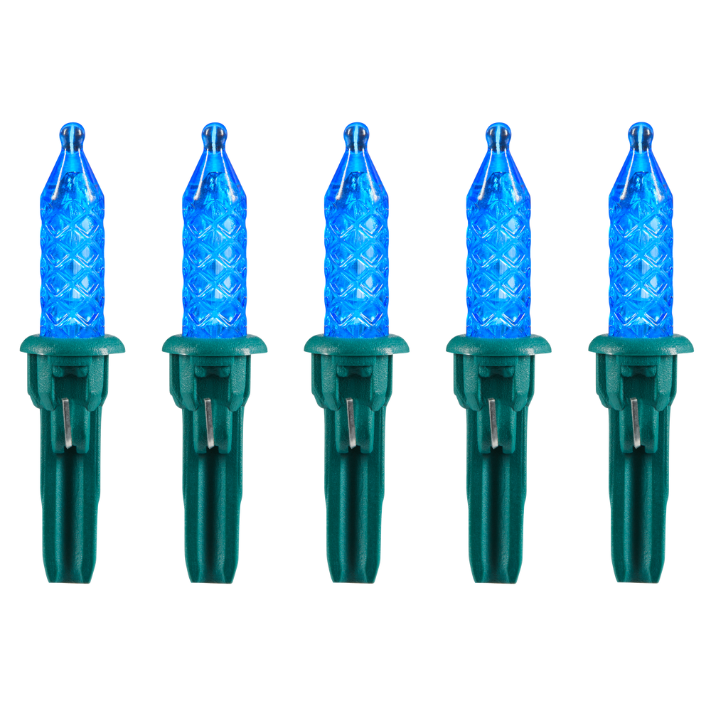 NOMA Mini Christmas Lights Replacement Bulbs, 5 LED Lights, Blue
