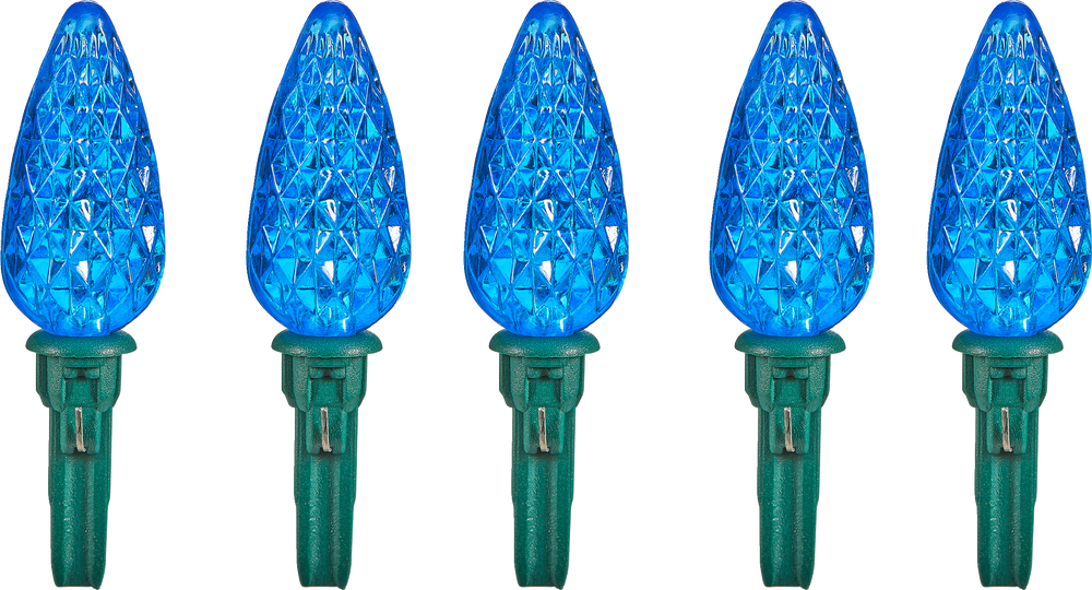 NOMA C6 Christmas Lights Replacement Bulbs, 5 LED Lights, Blue Canadian Tire