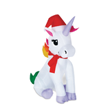 Décoration des Fêtes Gemmy AirBlown gonflable, licorne arc-en-ciel, 3,5 pi Front_Three_Fourths_Angled_Right