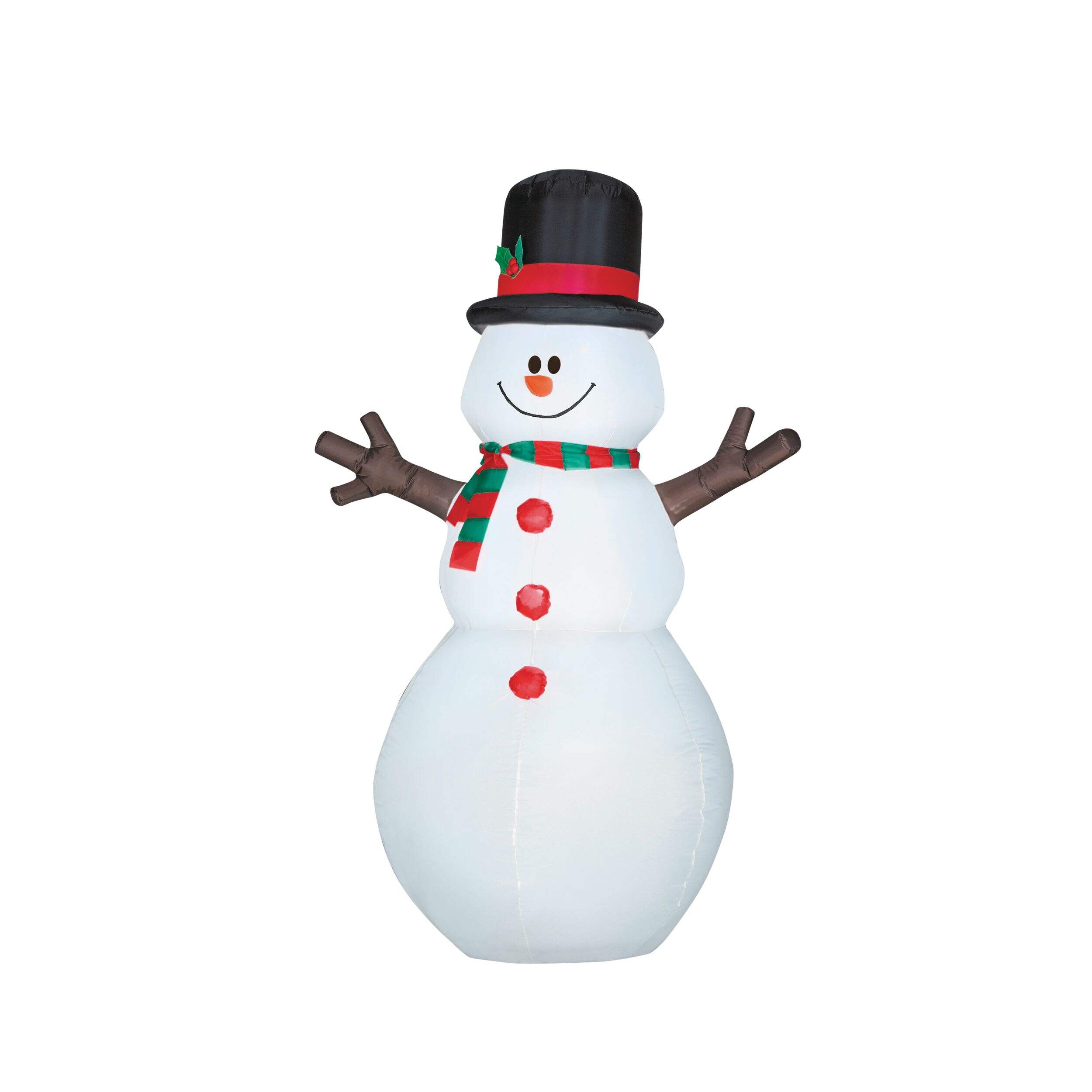 Gemmy Airblown® Snowman Christmas Decoration, 6-ft Front_Flat