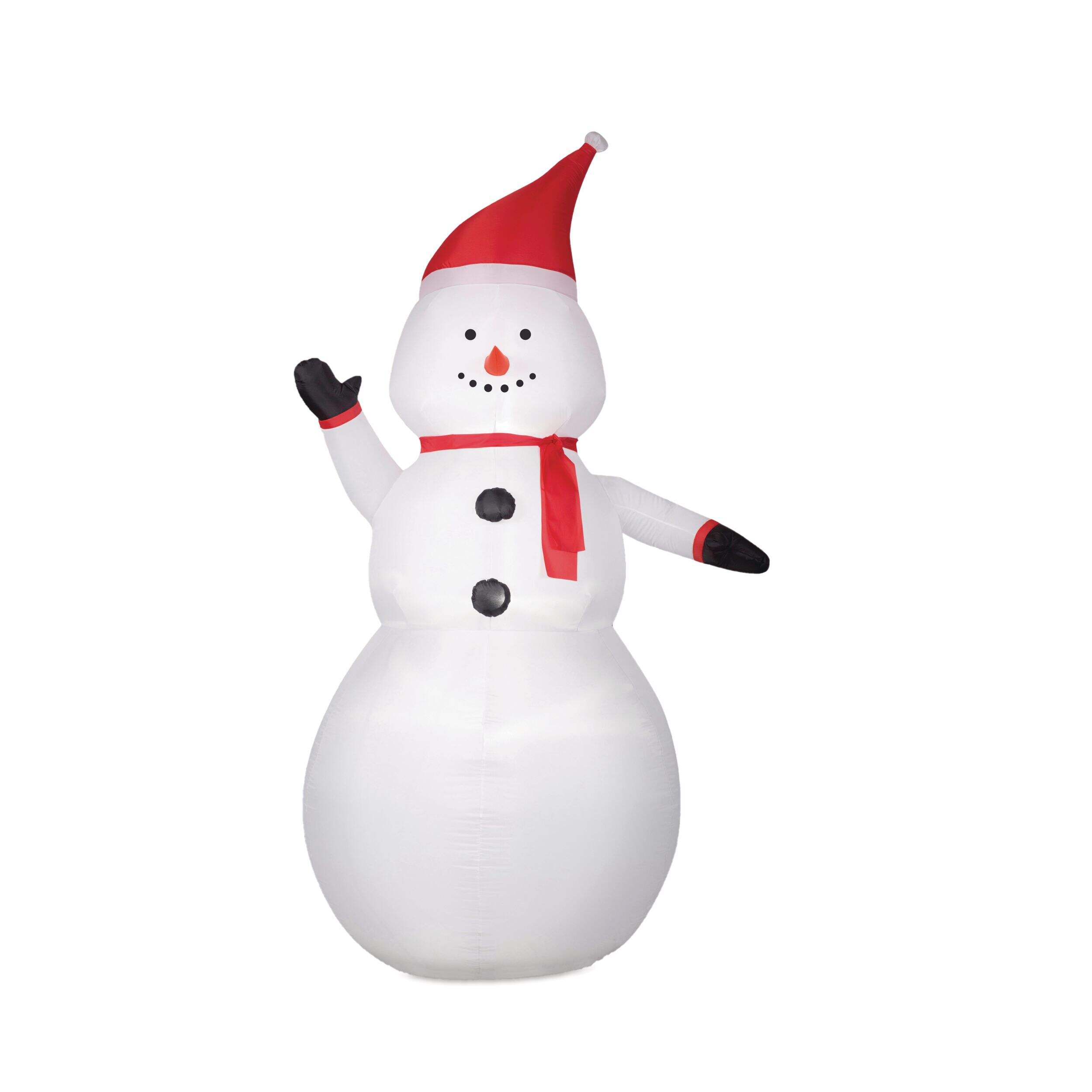 Gemmy Airblown® Snowman Christmas Decoration, Indoor/Outdoor, 8-ft (2.4 m) Front_Flat