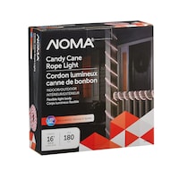 NOMA LED Rope Lights, Candy Cane