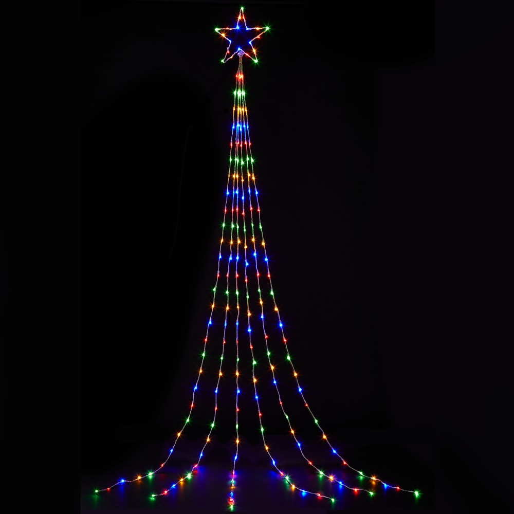 NOMA Outdoor Christmas Decoration Lightshow Shooting Star, 200 LED