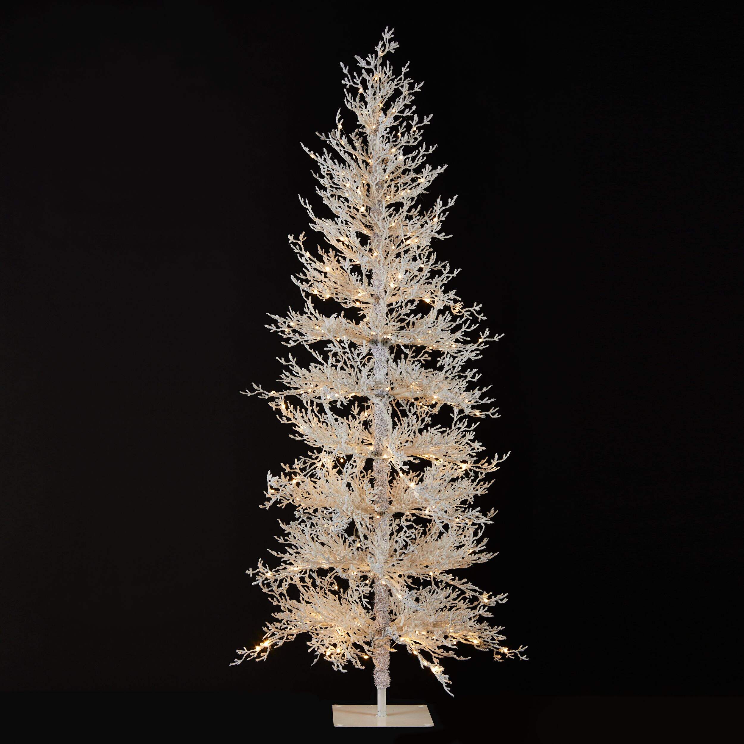 CANVAS 6' LED Winter Wonderland Flocked Tree Canadian Tire