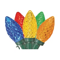 NOMA Outdoor 25 C9 LED Christmas Lights, 16-ft 7", Multicoloured CloseUp