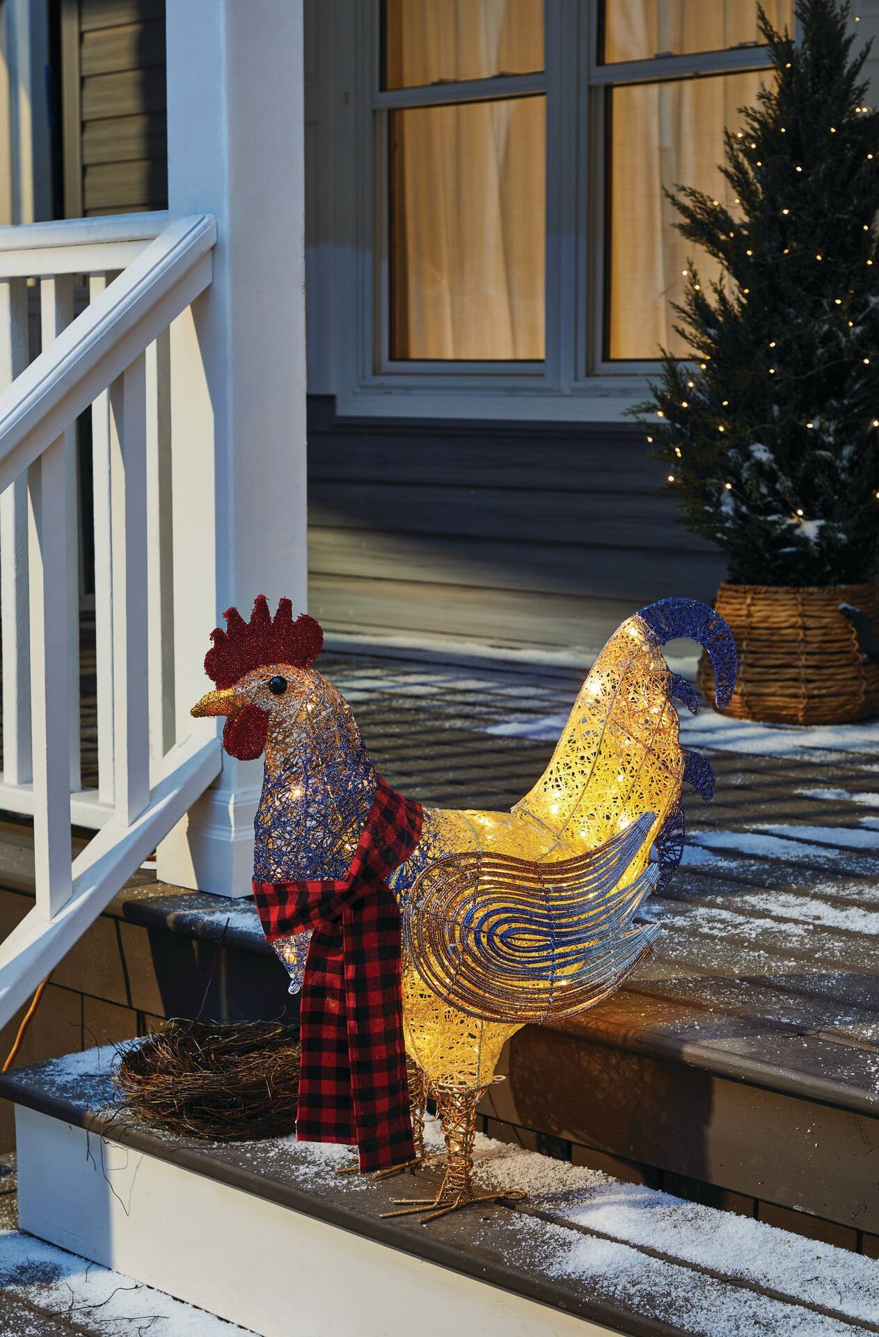 CANVAS Pre Lit Rooster Indoor Outdoor LED Holiday D Cor Warm White   Canvas Led 26 50 Wmsl Rooster Warm White Fd25877d 6a3a 42fc 868f 3c9f9acf0c0f Jpgrendition 