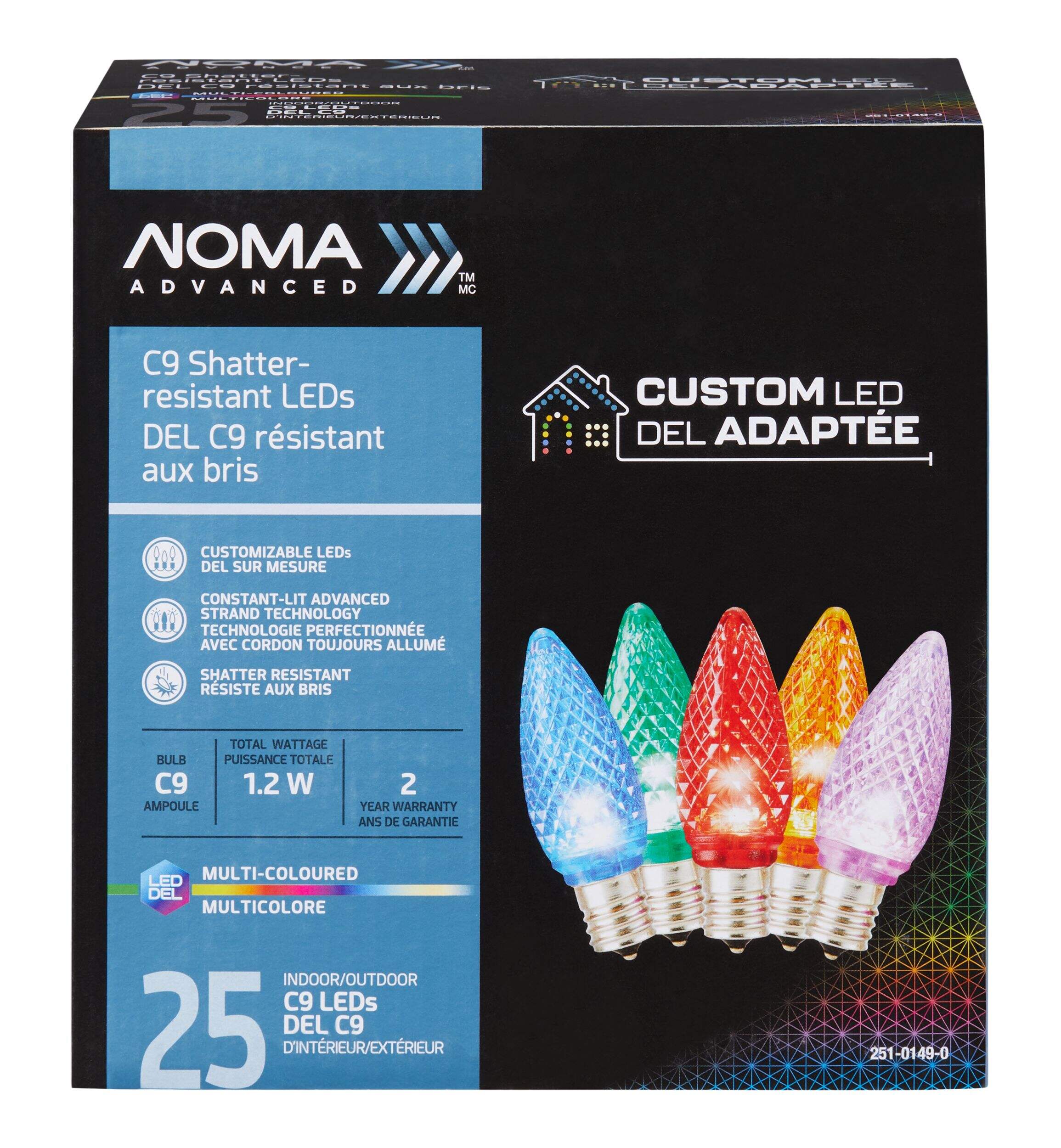 NOMA Advanced Custom Indoor & Outdoor C9 ShatterResistant LED Lights