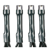 Lumières à effets multiples alimentées par pile NOMA F5 à DEL, blanc chaud, 35 pi 9 po, paq. 100 CloseUp