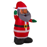 Gemmy Airblown® Santa, Christmas Décorations, 3.5-ft Front_Three_Fourths_Angled_Right