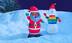 Gemmy Airblown® Santa, Christmas Décorations, 3.5-ft Front_Flat