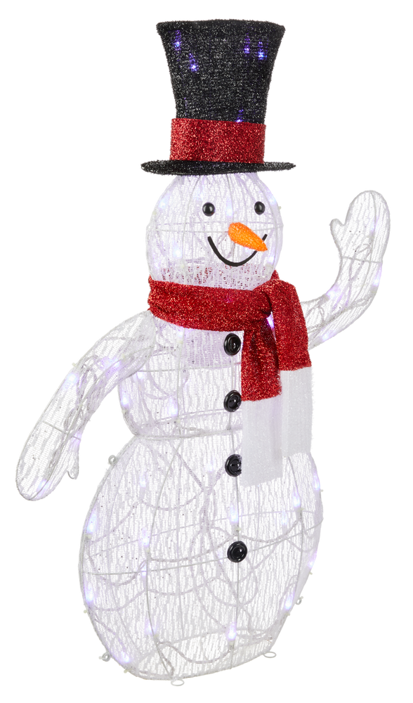 NOMA Advanced Smart Animatronic Snowman, Multiple Light Options