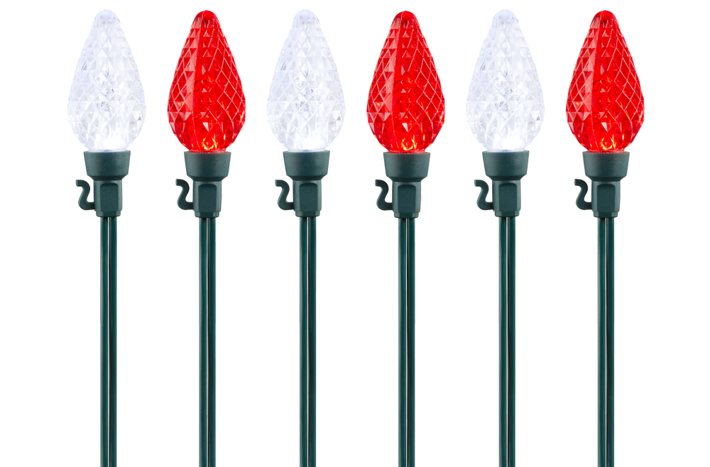 NOMA Advanced Evertough C9 Christmas Lights, 35 LED Lights, Red/Pure