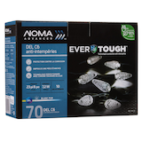 Lumières de Noël à DEL C6 NOMA Advanced EverTough, blanc pur, 23 pi 8 po, paq. 70 Front_Angled_Right