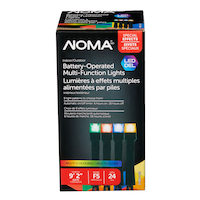 Lumières de Noël à DEL NOMA à piles, 24 ampoules, 9 pi 2 po Front_Elevated