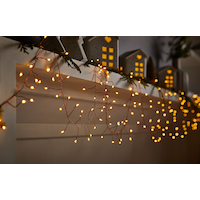 200 lumières étoilées tombantes Noma à piles, blanc chaud Front_Angled_Right